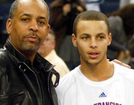 Stephen Curry y Padre